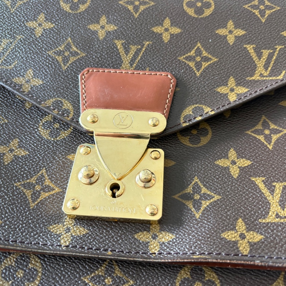 LOUIS VUITTON ❤️ Monogram Monceau Shoulder / Crossbody 2 Way Bag - Picture 12 of 16